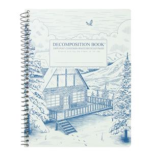 Image of DECOMPOSITION LINED NOTEBOOK -  snowychalet